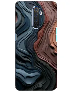 Чохол для Realme X2 Pro з картинкою «Кольорові хвилі каньйону»