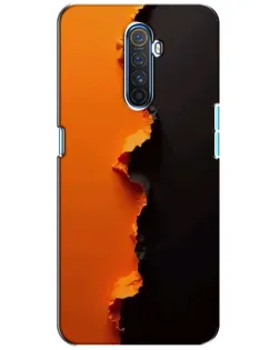 Чохол для Realme X2 Pro з картинкою «Помаранчевий розлом»