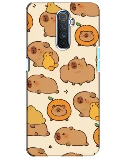 Чохол для Realme X2 Pro з картинкою «Капібари з апельсинами»