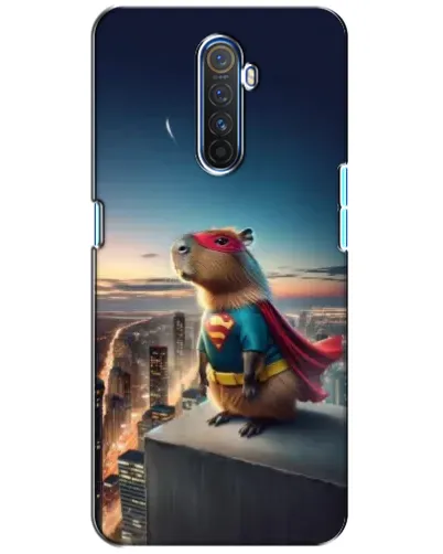 Чехол для Realme X2 Pro с картинкой «Капи-мен супергерой» Чехол для Realme X2 Pro с картинкой «Капи-мен супергерой»