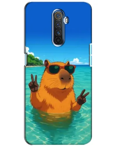 Чехол для Realme X2 Pro с картинкой «Морская капибара» Чехол для Realme X2 Pro с картинкой «Морская капибара»