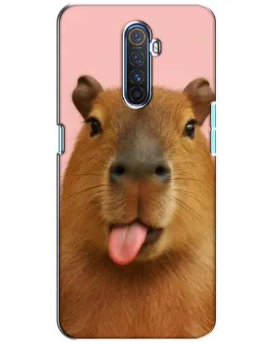 Чехол для Realme X2 Pro с картинкой «Капибара с языком» Чехол для Realme X2 Pro с картинкой «Капибара с языком»