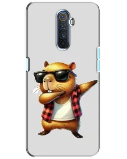 Чехол для Realme X2 Pro с картинкой «Капибара рэпер даб»