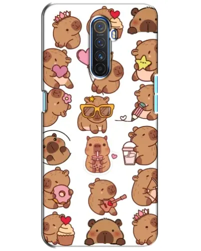Чехол для Realme X2 Pro с картинкой «Стикерпак с капибарами» Чехол для Realme X2 Pro с картинкой «Стикерпак с капибарами»