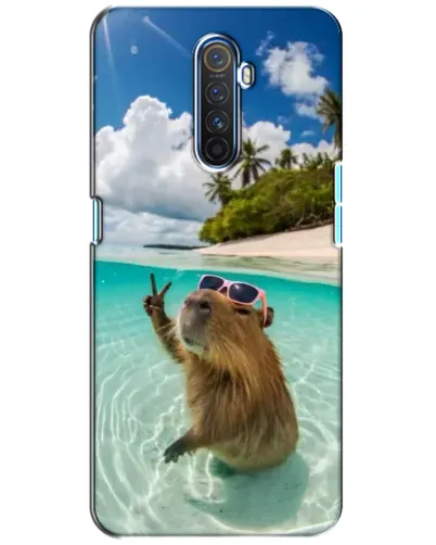 Чехол для Realme X2 Pro с картинкой «Капибара на море» Чехол для Realme X2 Pro с картинкой «Капибара на море»