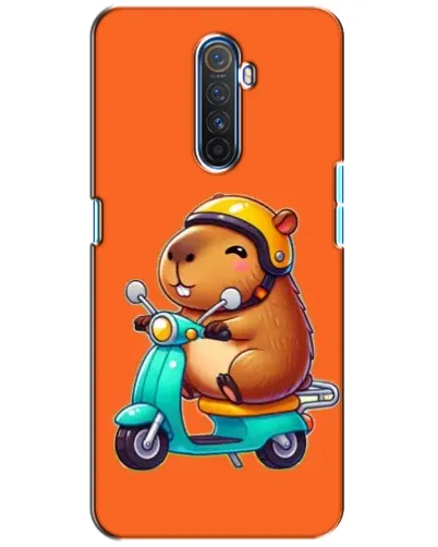 Чехол для Realme X2 Pro с картинкой «Капибара на скутере» Чехол для Realme X2 Pro с картинкой «Капибара на скутере»
