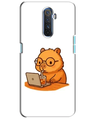 Чехол для Realme X2 Pro с картинкой «Капибара с ноутбуком» Чехол для Realme X2 Pro с картинкой «Капибара с ноутбуком»