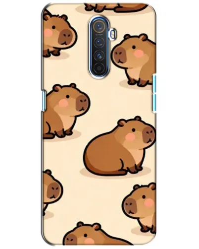 Чехол для Realme X2 Pro с картинкой «Паттерн милых капибар» Чехол для Realme X2 Pro с картинкой «Паттерн милых капибар»