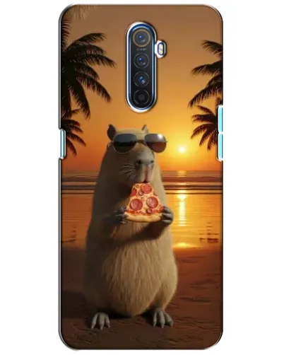 Чехол для Realme X2 Pro с картинкой «Капибара с пиццей» Чехол для Realme X2 Pro с картинкой «Капибара с пиццей»