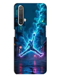 Чехол для Realme X3 с картинкой «Jordan Gold Jumpman»