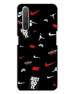 Чехол для Realme X3 с картинкой «Nike Mix Pattern»