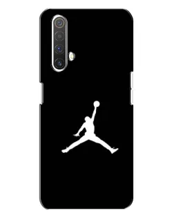 Чехол для Realme X3 с картинкой «Jordan Silhouette»
