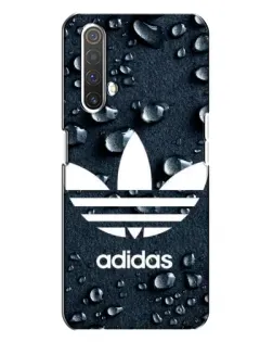 Чехол для Realme X3 с картинкой «Adidas Trefoil Blue»