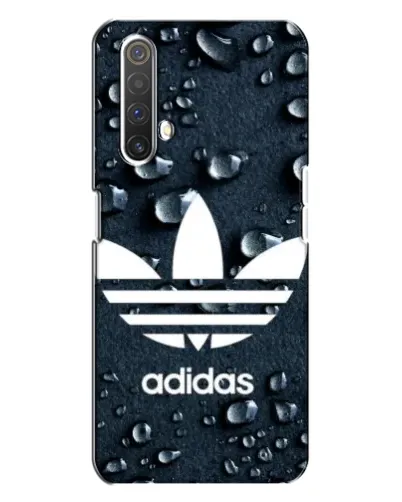 Чехол для Realme X3 с картинкой «Adidas Trefoil Blue»