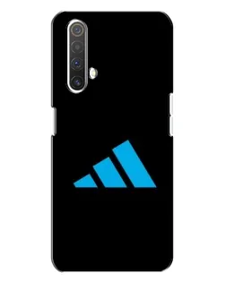 Чехол для Realme X3 с картинкой «Adidas Cyan Logo»