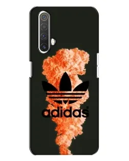 Чехол для Realme X3 с картинкой «Оранжевый дым Adidas»