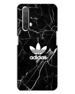 Чехол для Realme X3 с картинкой «Белый мрамор Adidas»