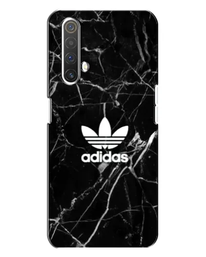 Чехол для Realme X3 с картинкой «Белый мрамор Adidas»