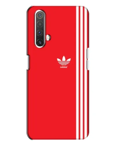 Чехол для Realme X3 с картинкой «Красный минимализм Adidas»