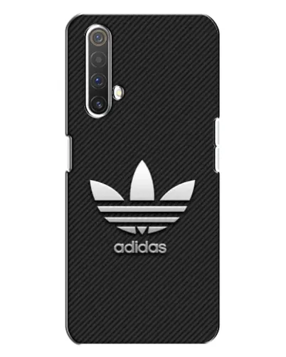 Чехол для Realme X3 с картинкой «Adidas Карбоновая текстура»