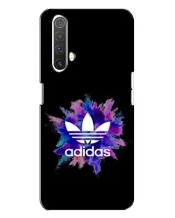 Чехол для Realme X3 с картинкой «Взрыв красок Adidas»