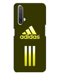 Чехол для Realme X3 с картинкой «Оливковый градиент Adidas»