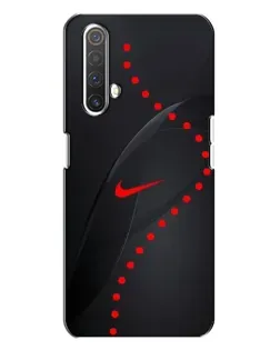 Чехол для Realme X3 с картинкой «Абстрактный дизайн Nike»
