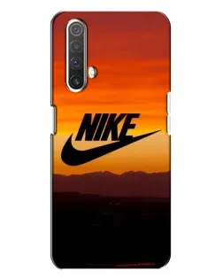 Чехол для Realme X3 с картинкой «Nike — вечерний горизонт»