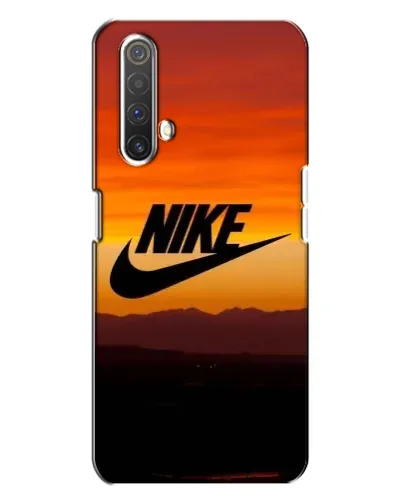 Чехол для Realme X3 с картинкой «Nike — вечерний горизонт»