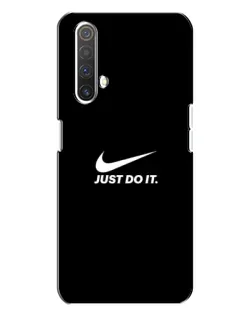 Чехол для Realme X3 с картинкой «Минимализм от Nike»