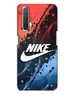 Чехол для Realme X3 с картинкой «Градиентный принт Найк»