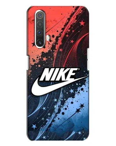Чехол для Realme X3 с картинкой «Градиентный принт Найк»