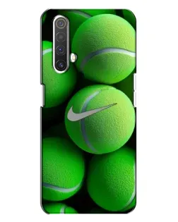 Чехол для Realme X3 с картинкой «Теннисные мячи Найк»