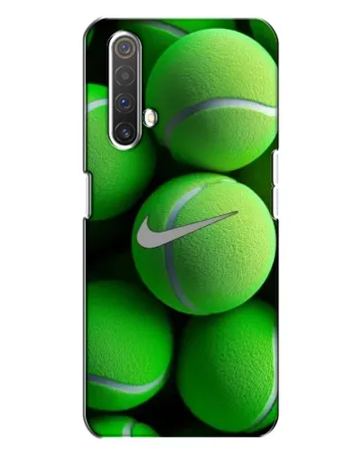 Чехол для Realme X3 с картинкой «Теннисные мячи Найк»