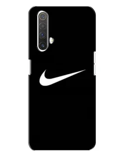Чехол для Realme X3 с картинкой «Минималистический Найк»