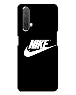 Чехол для Realme X3 с картинкой «Мазки краски Nike»