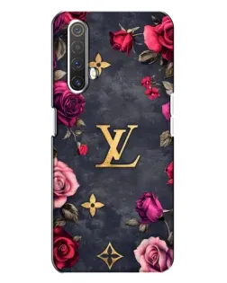 Чехол для Realme X3 с картинкой «Цветочный Louis Vuitton»