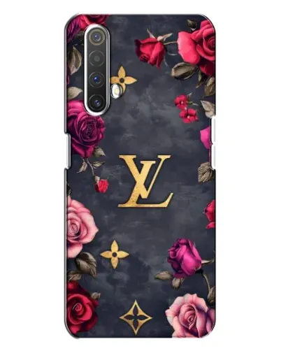 Чехол для Realme X3 с картинкой «Цветочный Louis Vuitton»