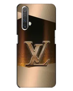 Чехол для Realme X3 с картинкой «LV — золотое сияние»