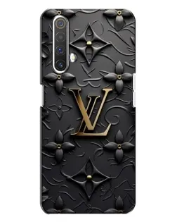 Чехол для Realme X3 с картинкой «Кожаная текстура LV»