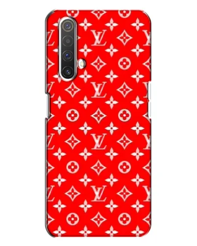 Чехол для Realme X3 с картинкой «Яркий паттерн LV»