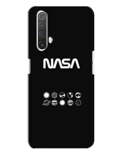 Чехол для Realme X3 с картинкой «NASA — технический принт»