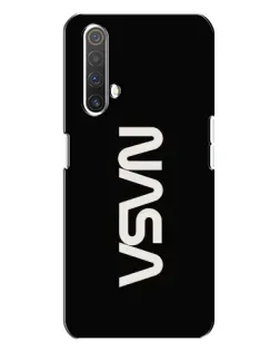 Чехол для Realme X3 с картинкой «NASA — вертикальный логотип»