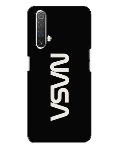 Чехол для Realme X3 с картинкой «NASA — вертикальный логотип»