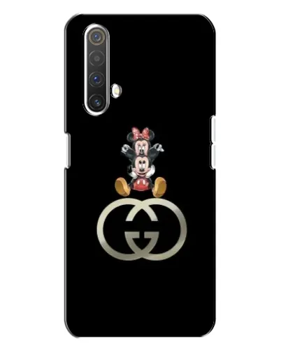 Чехол для Realme X3 с картинкой «Минни Маус на лого»
