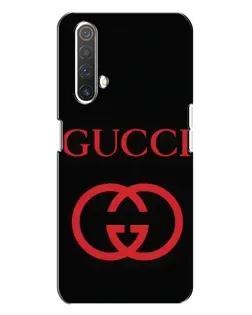 Чехол для Realme X3 с картинкой «Gucci — красный логотип»