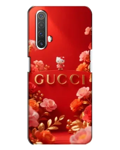 Чехол для Realme X3 с картинкой «Gucci — золотой сад»