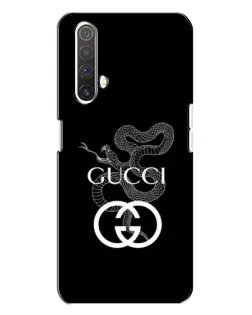Чехол для Realme X3 с картинкой «Gucci — серебряная змея»