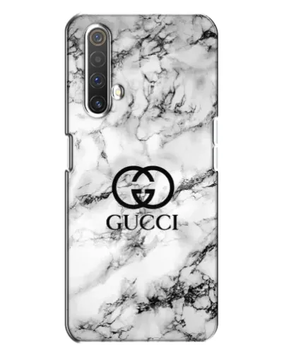 Чехол для Realme X3 с картинкой «Gucci — мраморный шик»