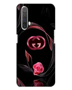 Чехол для Realme X3 с картинкой «Gucci — неоновая роза»